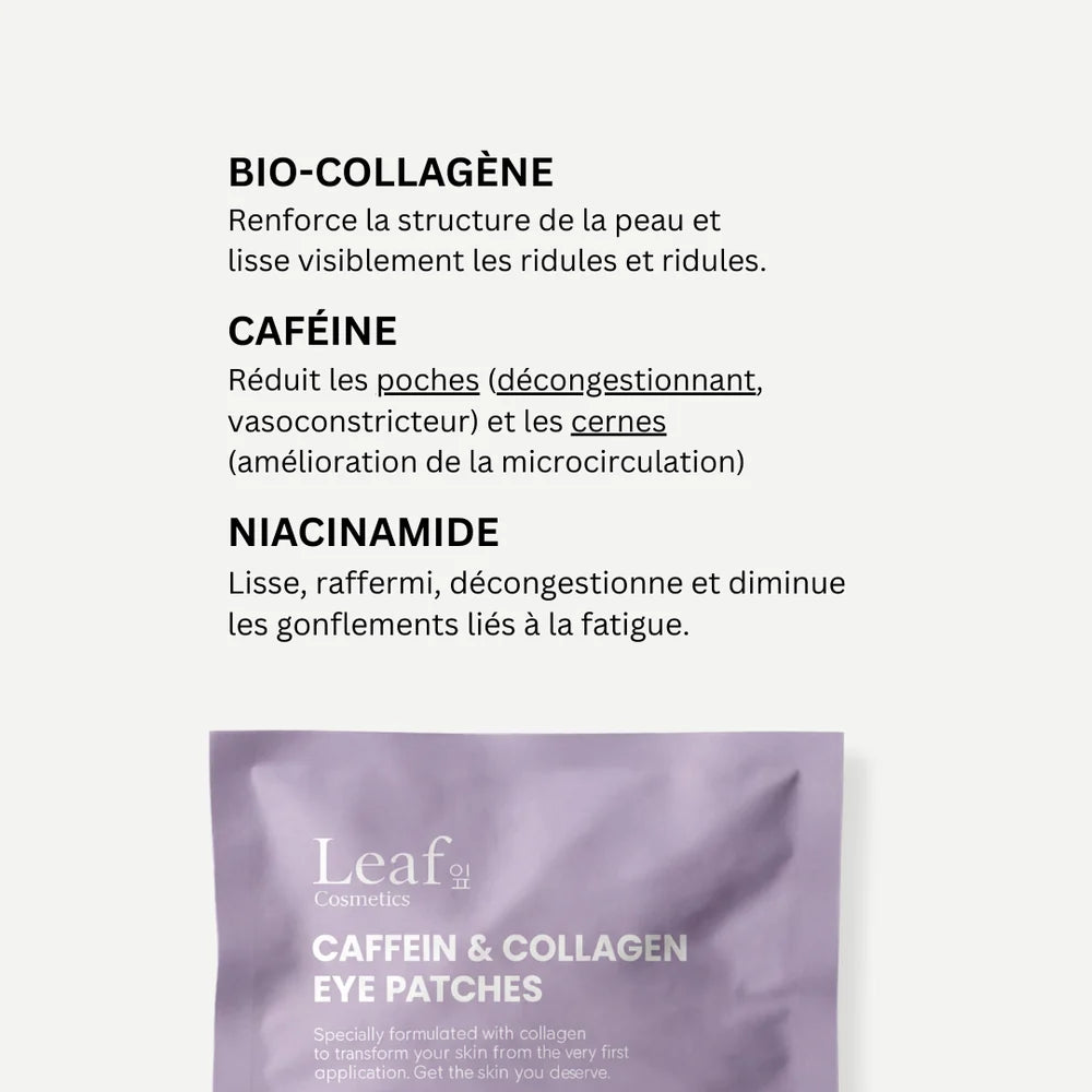 Hydrogel Dark Circle Patches - Caffeine, Collagen, Niacinamide